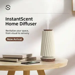InstantScent Home Diffuser - Compact Design for Versatile Use in Bedrooms Living Rooms & Offices - Enhances Ambiance with Gentle Fragrance