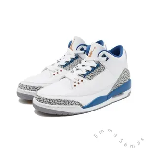Retro True Blue and Copper unisex stylish classic versatile trendy comfortable and durable casual basketball shoes