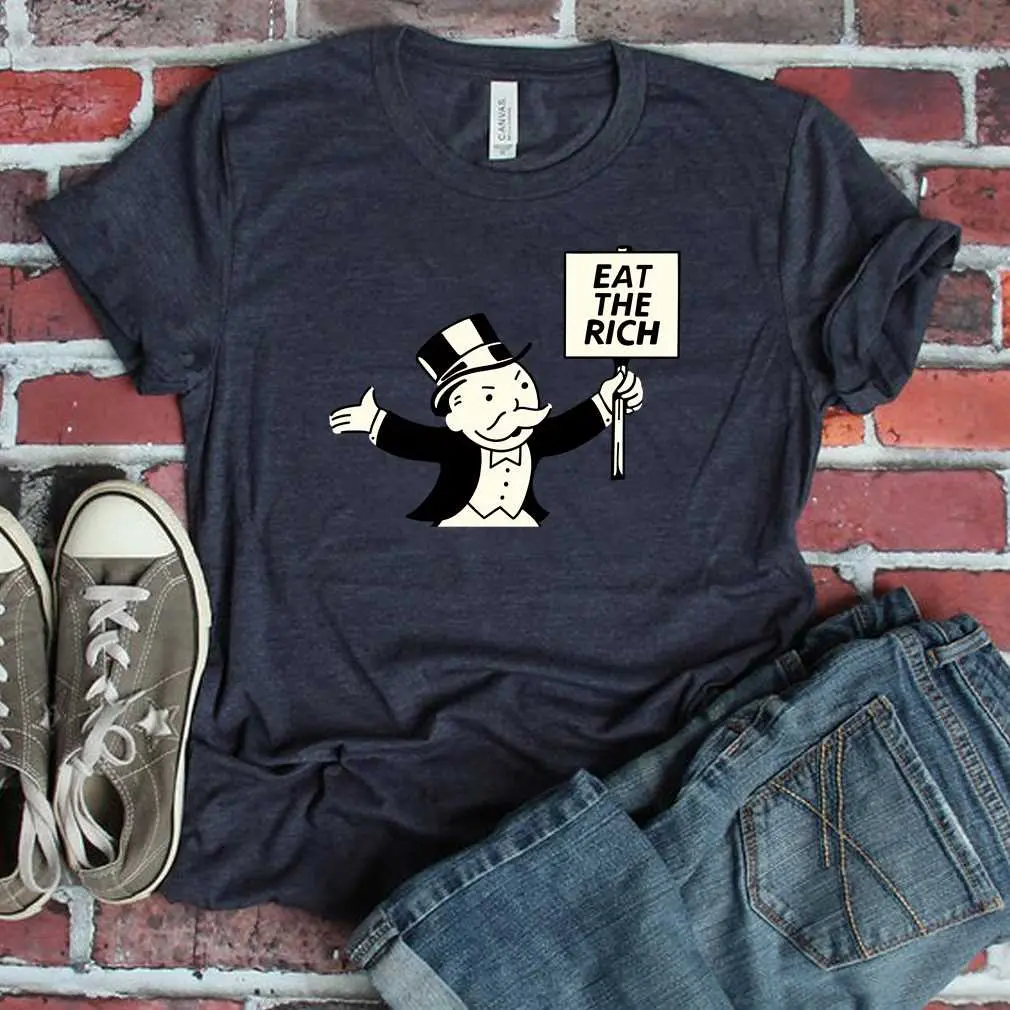 Eat The Rich Monopoly Man T-Shirt
