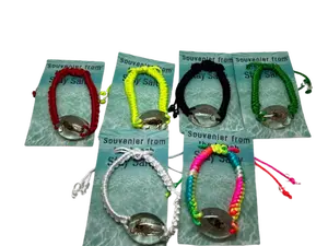 Collectable Scorpion Bracelet with Insect Resin Pendant Adjustable Braided Cord