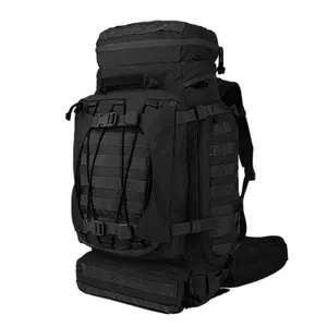 YAKEDA 90L High-Capacity Tactical Camping Backpack - Durable Outdoor Hiking Hiking Trekking Rucksack, Unisex Military-Style Multi-Compartment Bag for Camping, Outdoor Travel