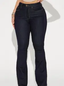 Milana Sculpting Stretch Flare Jeans - Dark Wash