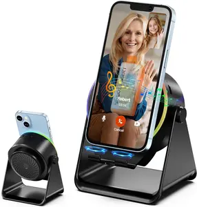Io0st Maarrry Foldable Cell Phone Stand, C4 Portable Aluminum Phone Holder, Adjustable Phone Dock Cradle for iPhone 17/16/15 Pro Max Air, Small Tablets, Smart Phones, Women Men Gift for Fathers Day Smartphone Adjustable