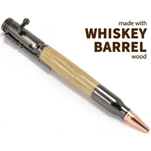Bolt Action Whiskey Barrel Wood Pen