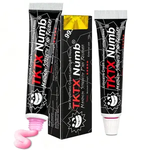 2 Pack - TKTX Tattoo External Cream - 99.9% Limited Edition Very Strong Tattoo Numbing Cream, Relief Cream for Tattoos, Waxing, Microneedling (10g-Black).
