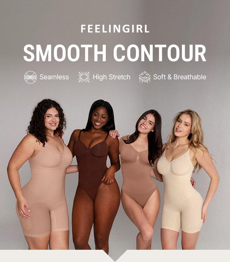 FeelinGirl Shapewear for Women Butt Lifter Bodysuit Tummy Control Shapewear Seamless Womenswear Comfort Spaghetti Strap Hip Underwear Basic Summervibes FeelinGirl Shapewear for Women Butt Lifter Bodysuit Tummy Control Shapewear Seamless Womenswear Comfort Spaghetti Strap Hip Underwear Basic Summervibes
