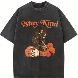 Unisex “Team Punch Monkey” Vintage Washed T-Shirt   – Baby Monkey Punch Tee