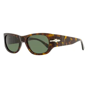 Persol Rectangular Sunglasses PO3307S 24/31 Havana 52mm