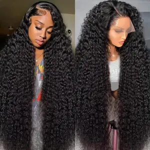 200% Density Deep Wave HD Lace Front Human Hair Wig – 13x4 / 13x6 Water Wave