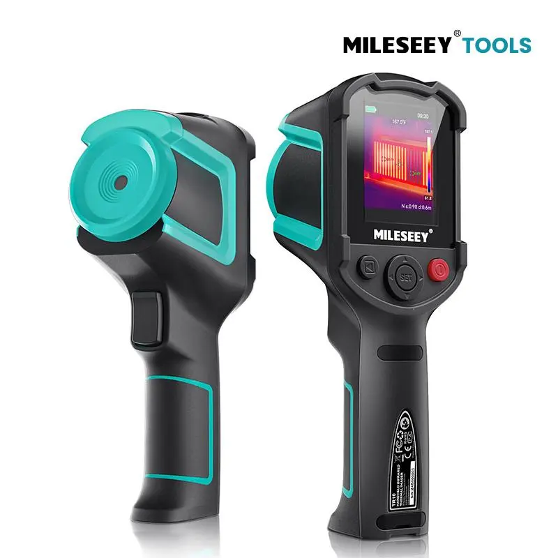 MILESEEY Handheld Thermal Imaging TR10 , Super Resolution 240 x 240, 10-Hour Battery Life,25 Hz Refresh Rate, Temperature Range -4°F to 1022°F, 2.8-inch LCD Display with Temperature Alarm for  Industrial, Home,Perfect Men Gift Idea