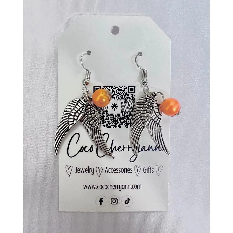 Golden Snitch Earrings - Silver
