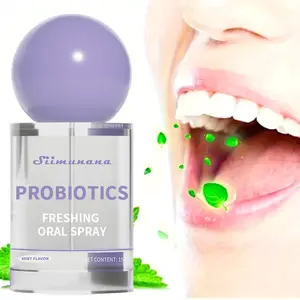 Probiotic Oral Spray 15ml - Fresh Breath & Oral Care, Sugar-Free, Portable, Long-Lasting Freshness Probiotic Oral Spray for Sensitive Gums & Mouth, Alcohol-Free Gentle Formula, Instant Fresh Breath, Long-Lasting Bad Breath Control#summervibes