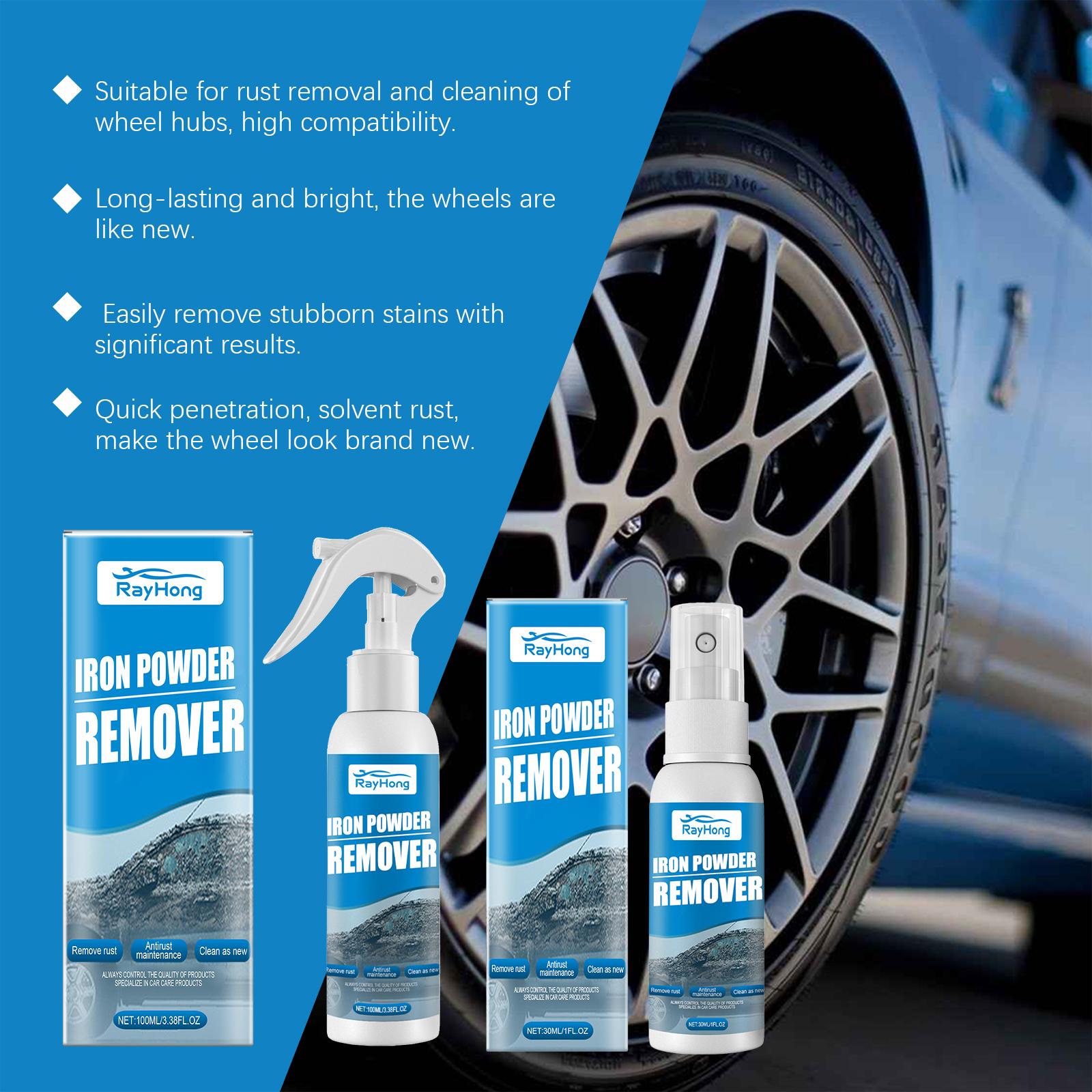 Rayhong Auto Iron Powder Rust Remover Spray Rust Remover Auto Products Stain Remover Rust Remover Cleaning Products Waterless Car