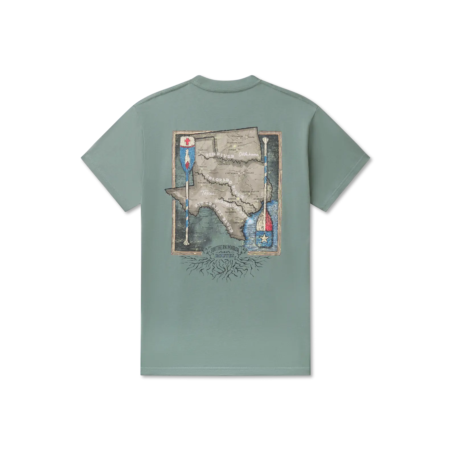 River Route Collection Tee - Texas & Oklahoma