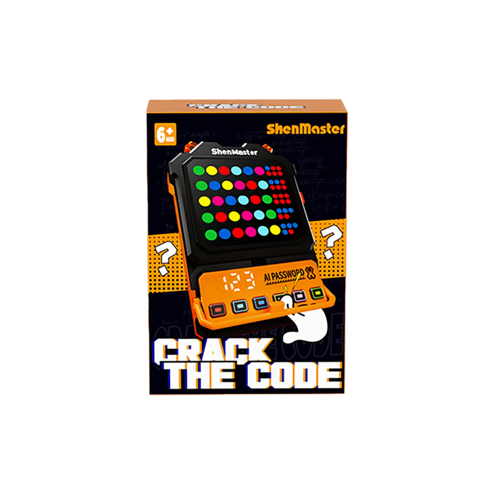 #Summervibes Decoder Electronic Code Breaking Puzzle Game Handheld Logic Game for Kids and Adults 1 to 2 Players Travel Game Birthday Gift for Boys and Girls