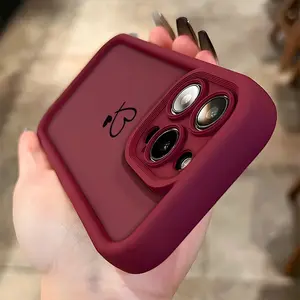 Heart Pattern Phone Case for iPhone 11 Pro Max 15 14 Plus 13 12 16 XS Max 17 16 Pro Max 16 Pro 15 Pro XR 15 Pro Max 14 13 Pro