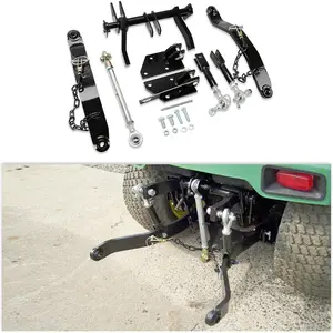 CAT-1 3 Point Hitch Kit Compatible with John Deere Tractor Models 318 322 330 332 420 430 Diesel 316 with The Onan Engine Receiver Hook Heavy Duty Steel Vehicle Towing Truck