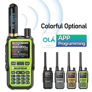 Baofeng UV-5R Mini Portable Walkie Talkie, Long-Range Handheld Radio with APP Programming, Rechargeable Audio Device, Mobile Charging Port Compatibility, Walkie Talkie Portable