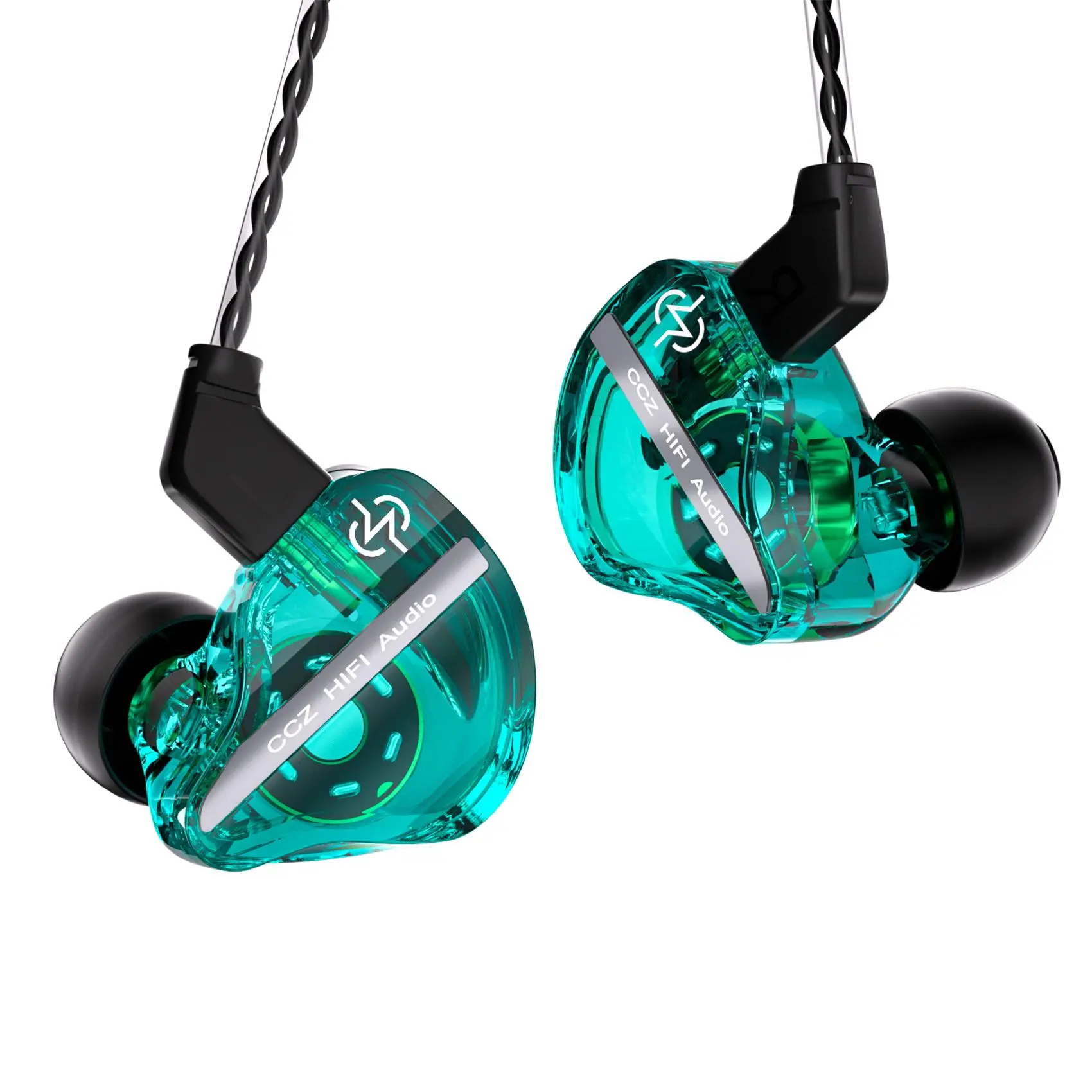 CCZ DC01 Pro in-ear Design Earphone, Professional Gaming Earbuds, Super Bass Wired Earbuds with 1DD, Earphone for Singers Musicians Drummers, Audio