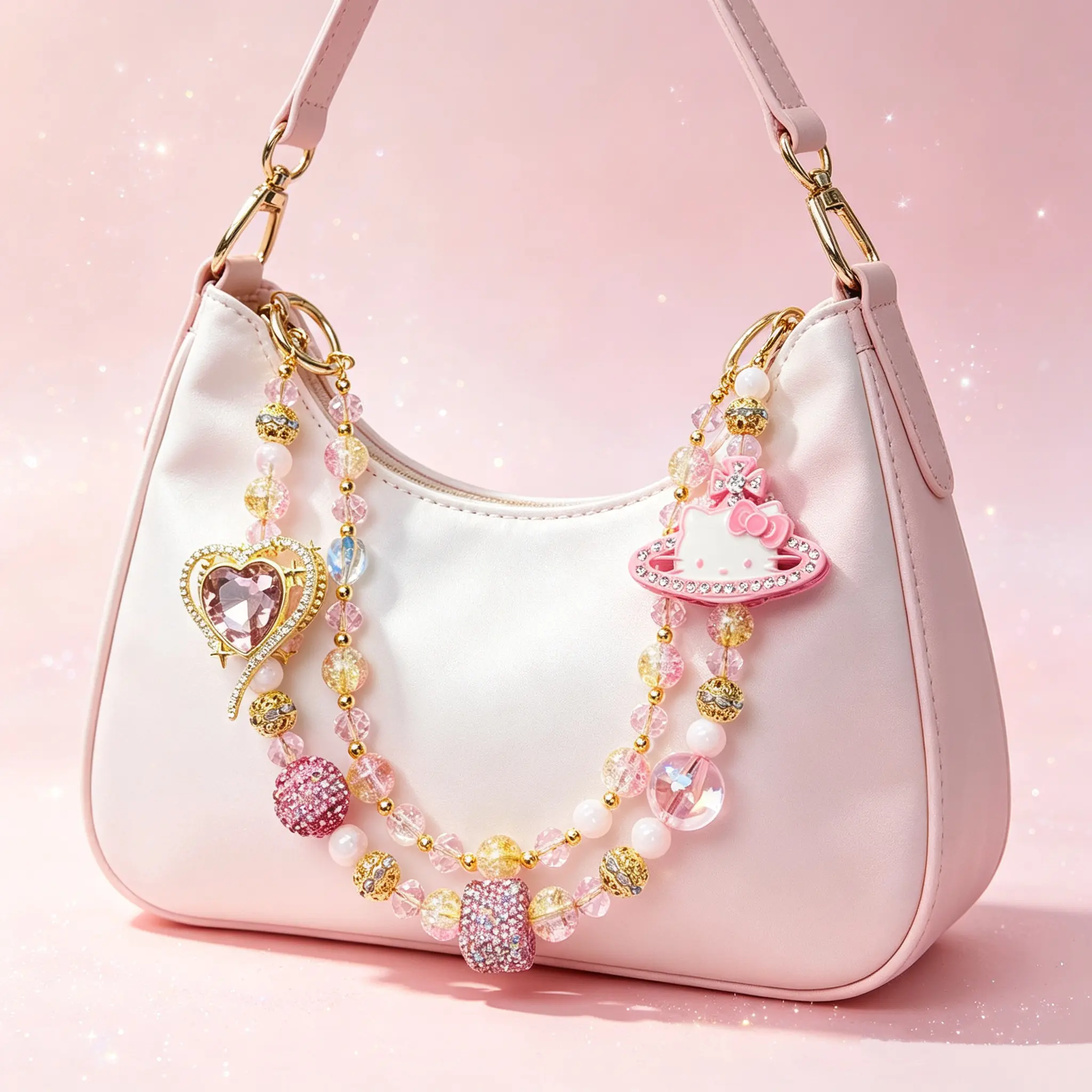 [Zolacharmstudio]Cute Bag Chain,Designed for girls&ladies,Sparkling collection,Summervibes