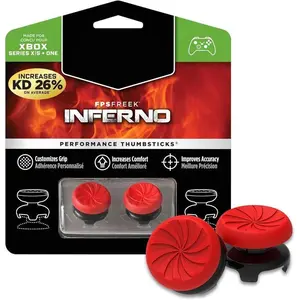 Controller Freak FPS Gaming Grips for Xbox One and Xbox Series X Controller | Performance Thumbsticks | 2 High-Rise Concave Console Rubber microsoft xbox kontrol  freeks aim assist