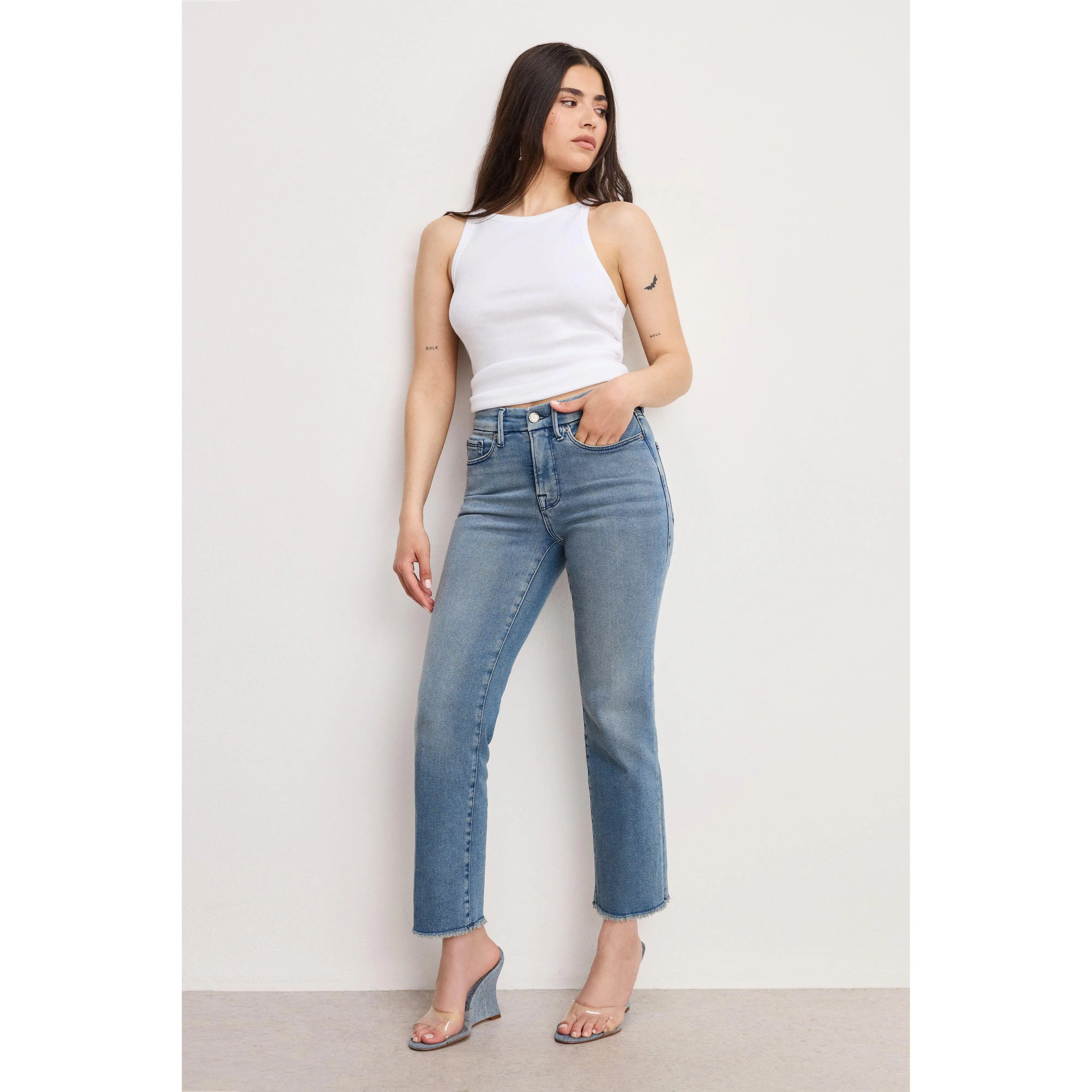 GOOD PETITE STRAIGHT JEANS | BLUE449