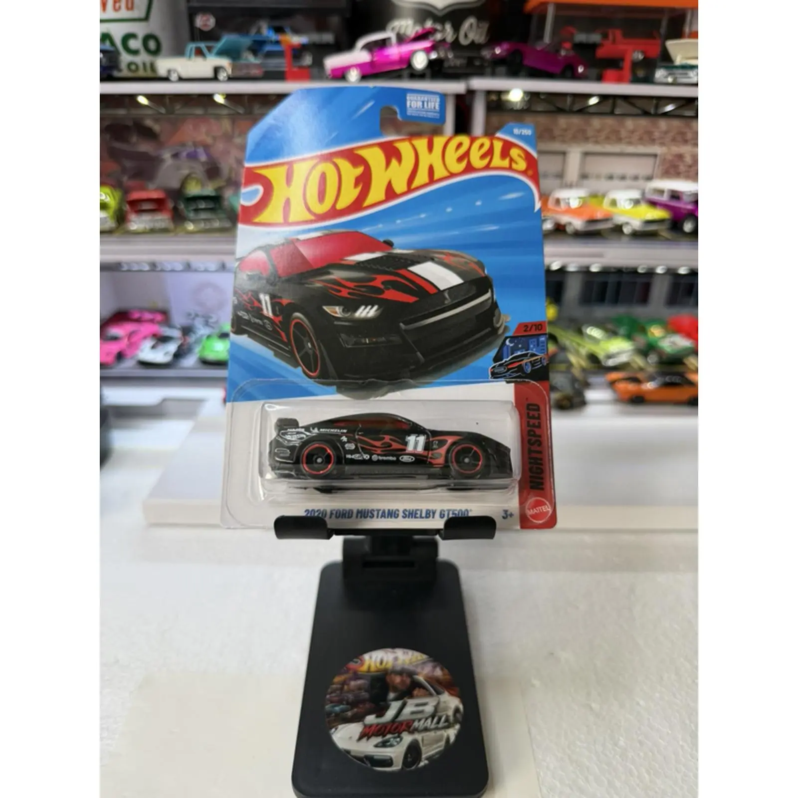 Hot Wheels 2020 Ford Mustang Shelby GT500 Nightshade Edition Die-Cast Car Model Collectible Toy