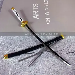 25cm 10inch Metal Black Katana Model Steel Ninja Knife Sabre Medieval Blade Iron Sword Anime Cosplay Accessories Prop Damascus Sword Original Samurai Sabre Real Size Japanese Katana Figure Model Gift Handheld