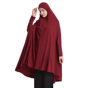 Prayer hijab with sleeve Muslim prayer scarf khimar Islamic long khimar with sleeve overhead khimar