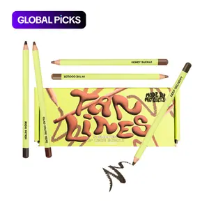 [Made By Mitchell] Tan Line Lip Trick 5 Counts Bundle, Long-Lasting Lip Liner Set, Lip Liner Pencil, Lipliner, Buildable & Blendable, Natural Nude Definition, All-in-One Lip Makeup