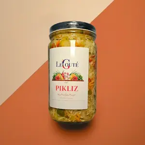 Le Coute Haitian Pikliz Pikliz Ayisyen 32 Oz XL Natural Cabbage Onions Carrot Lemon Pickled Snacks No Preservatives Organic Haitian Pickles