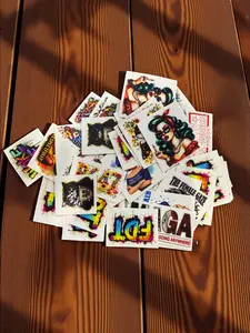 Mystery Sticker Add-On – 10, 25, 50-Pack UV DTF Mini Designs (For Tumbler Decorating)