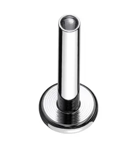 Internally Threaded Titanium Flat Back (Post Only)