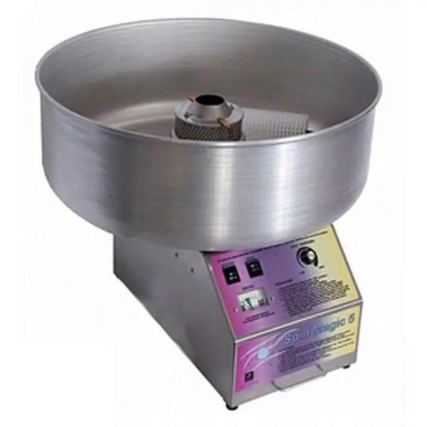 Spin Magic 5 Cotton Candy Machine with Metal Bowl