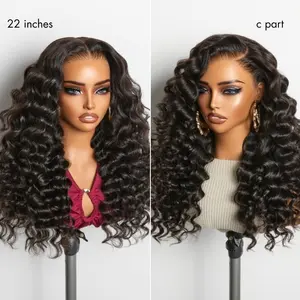 【LIVE】NatureMAX 200% Density Deep Wave Glueless 13x6 HD Lace Front Wig Human Hair Pre-Cut Lace Flexi-Fit Drawstring Cap