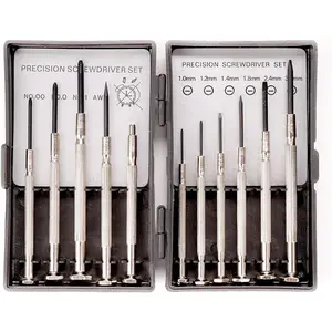 11PCS Mini Precision  Set,  Small  Set for Repair Computer, Electronics, Toys, Watch tool kit milwaukee plumbing crimping 90 degree screwdriver Swing Ratchet Brake Caliper Press big