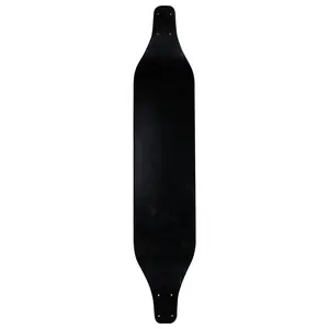 Moose Longboard Deck 8" x 40" Canadian Maple Drop Down Dipped Black
