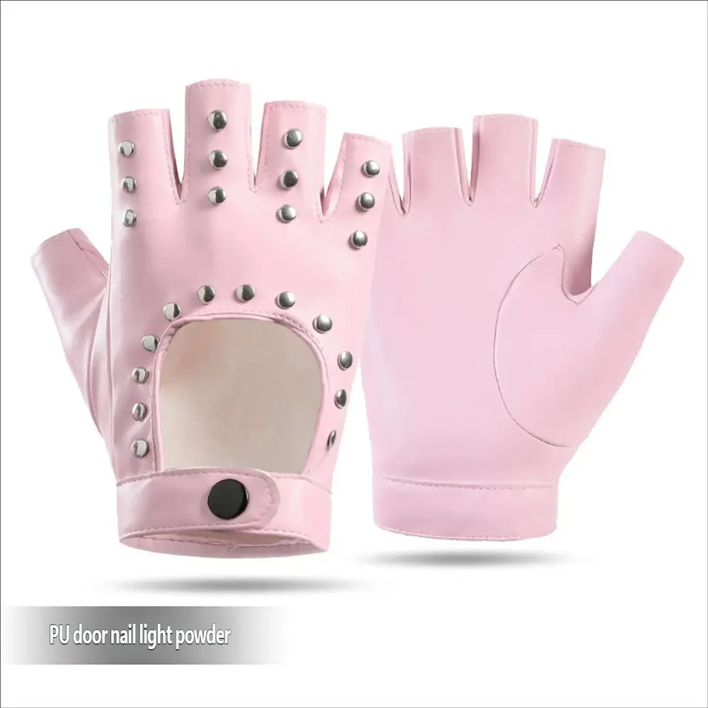 Pink PU studded