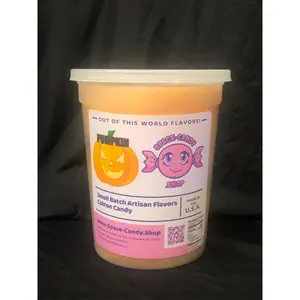 Pumpkin Classic Cotton Candy 32 oz. Tub