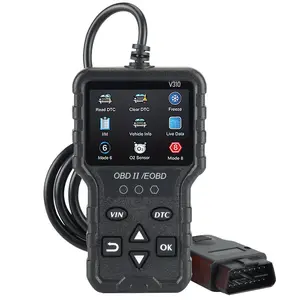 V310 OBD2 Scanner, Full OBDII/EOBD Car Code Reader with Live Data Stream, Read/Clear DTCs, I/M Readiness, Vehicle Info, O2 Sensor Test and Mode 6/8 Diagnostic Tool