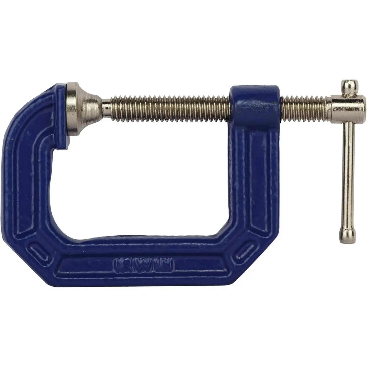 1415-C QUICK-GRIP C-Clamp Tool - 1-1/2-inch Capacity, 1-1/2-inch Throat Depth, Bright Plated Finish, Full Closing Screw, Machine-Ground Anvil (2025101)