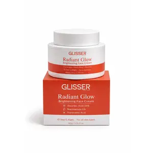 Radiant Glow                 Brightening Face Cream Niacinamide Glycolic Kojic Aloe