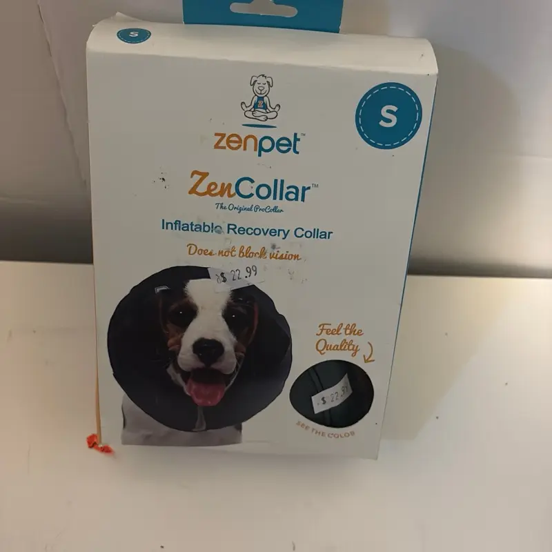 Inflatable Recovery Collar for Dogs-Cats, Soft Comfortable Pet Cone Alternative to Prevent Licking, Scratching Post-Surgery Healing small