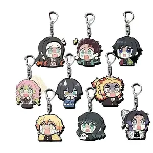 9-piece Set Demon Slayer Merchandise: Acrylic Keychain demon slayer