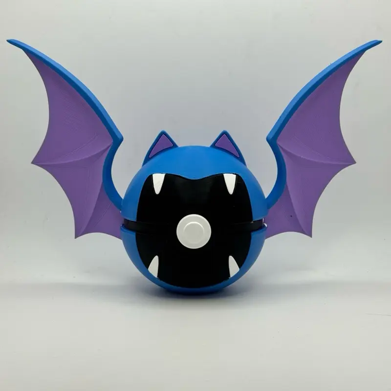 Golbat Themed Pokeball - Fun Design for Pokemon Fans and Collectors