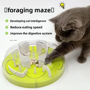 Maze feeding interactive DIY cat toys