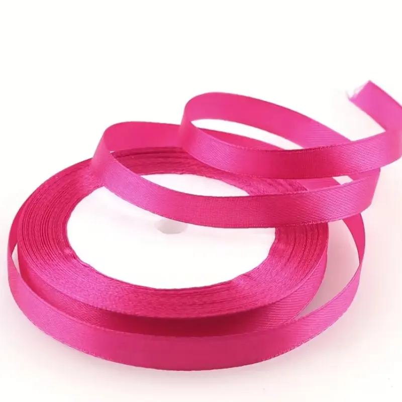 1 Roll 1cm X 25m Satin Ribbon, Perfect for Gift Wrapping, Creative Crafts, Fashion Hair Accessories, Balloon Decorations, Bow Making