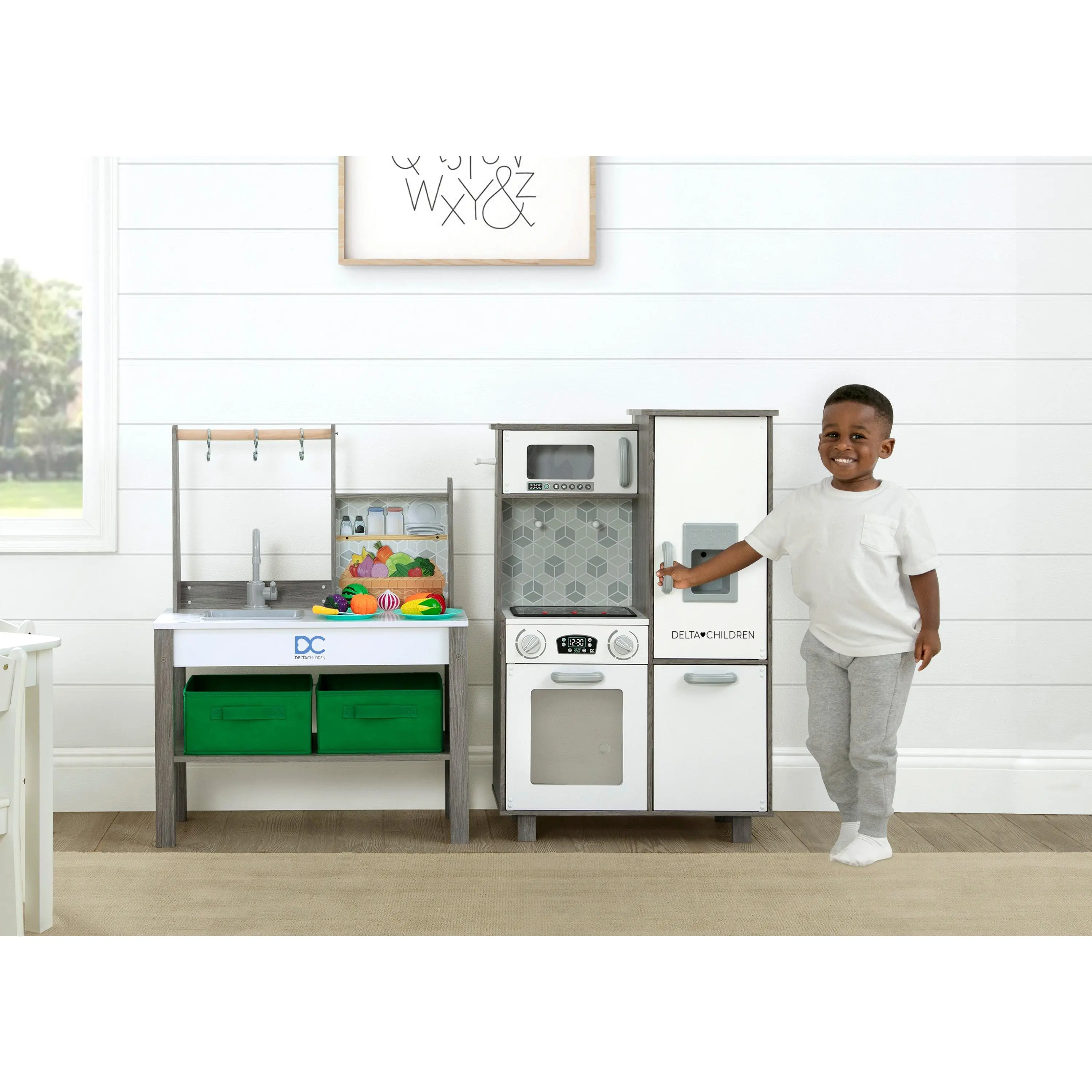 Gourmet All-in-One Corner Play Kitchen