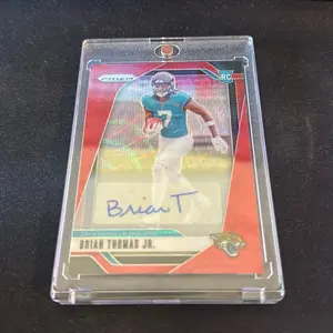Panini Prizm 2024 RC Brain Thomas Jr. Red wave Auto /149