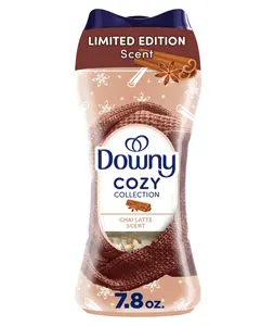 Downy Cozy Collection In-Wash Laundry Scent Booster Beads, Chai Latte Scent, 7.8 oz, Limited Edition Laundry Beads